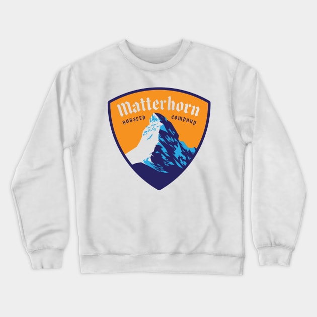 Matterhorn Bobsled Company Crewneck Sweatshirt by jpdesign